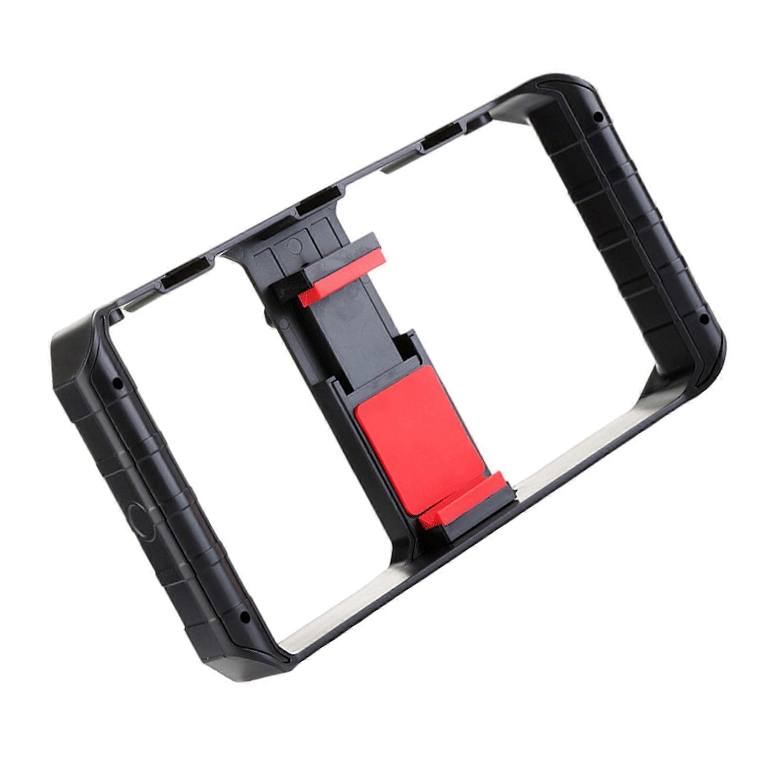 Two Handle Phone Video Stabilizers with Adjustable Angled for Vloggers and Content Creators in Various Environment Multicolor