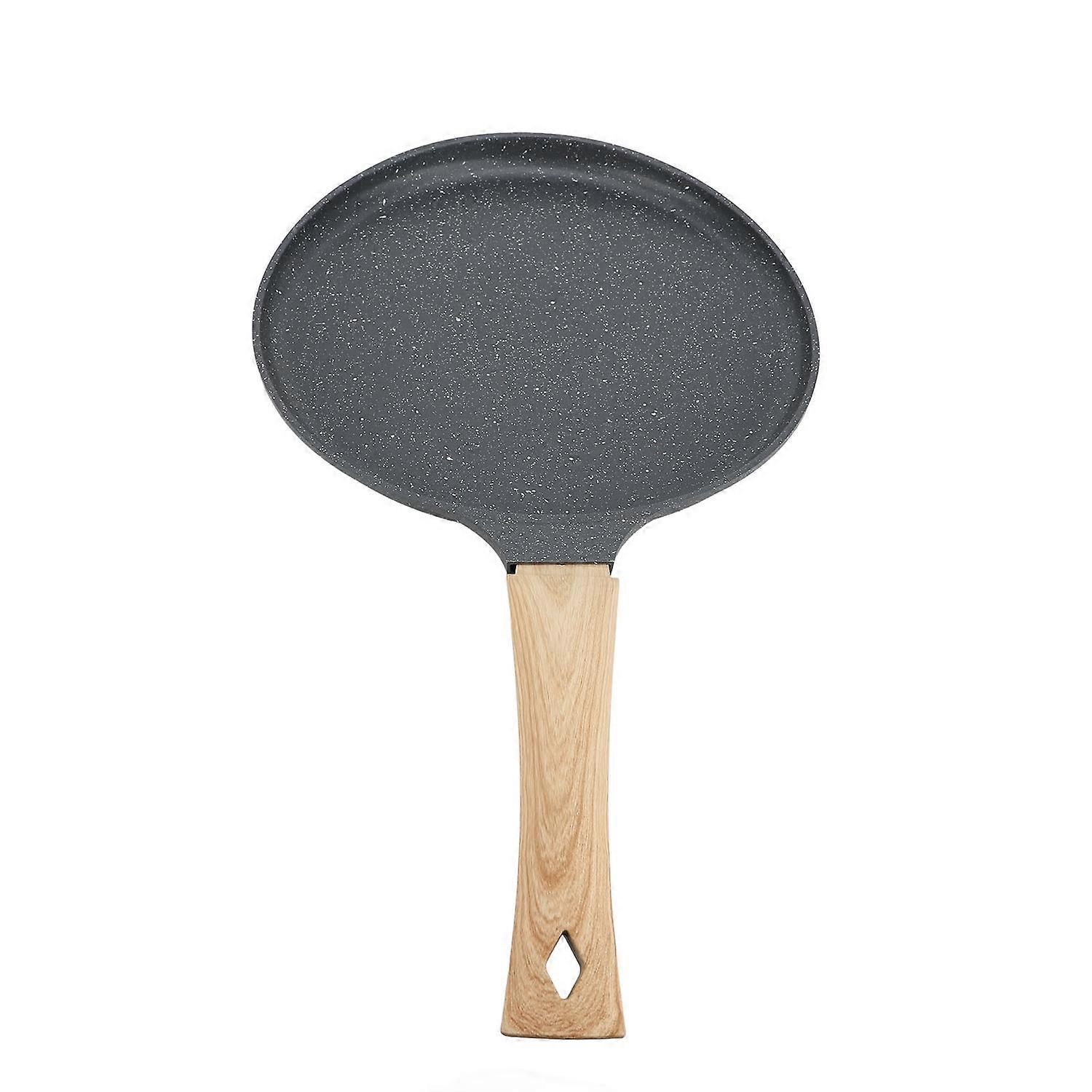 بان كيك عموم غير عصا متعدد الوظائف موقد متكامل كريب طباخ مطبخ قلي رمادي 24 سم