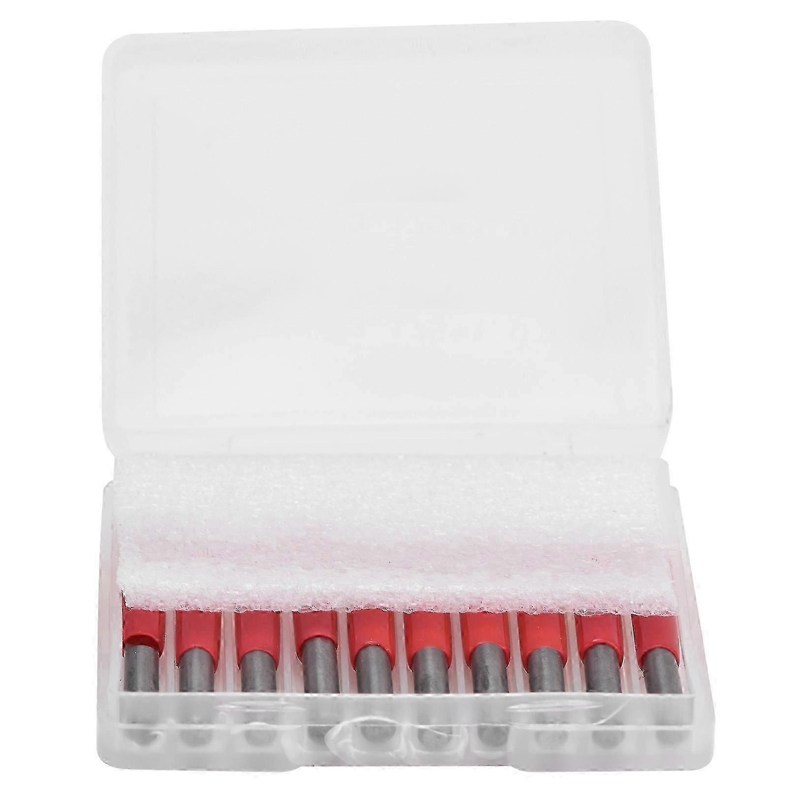 10Pcs Engraving Bits V Shaped CNC Router 1 Flute for PCB Acrylic Lettering Sign Making Silver3.175x1x3.5mm