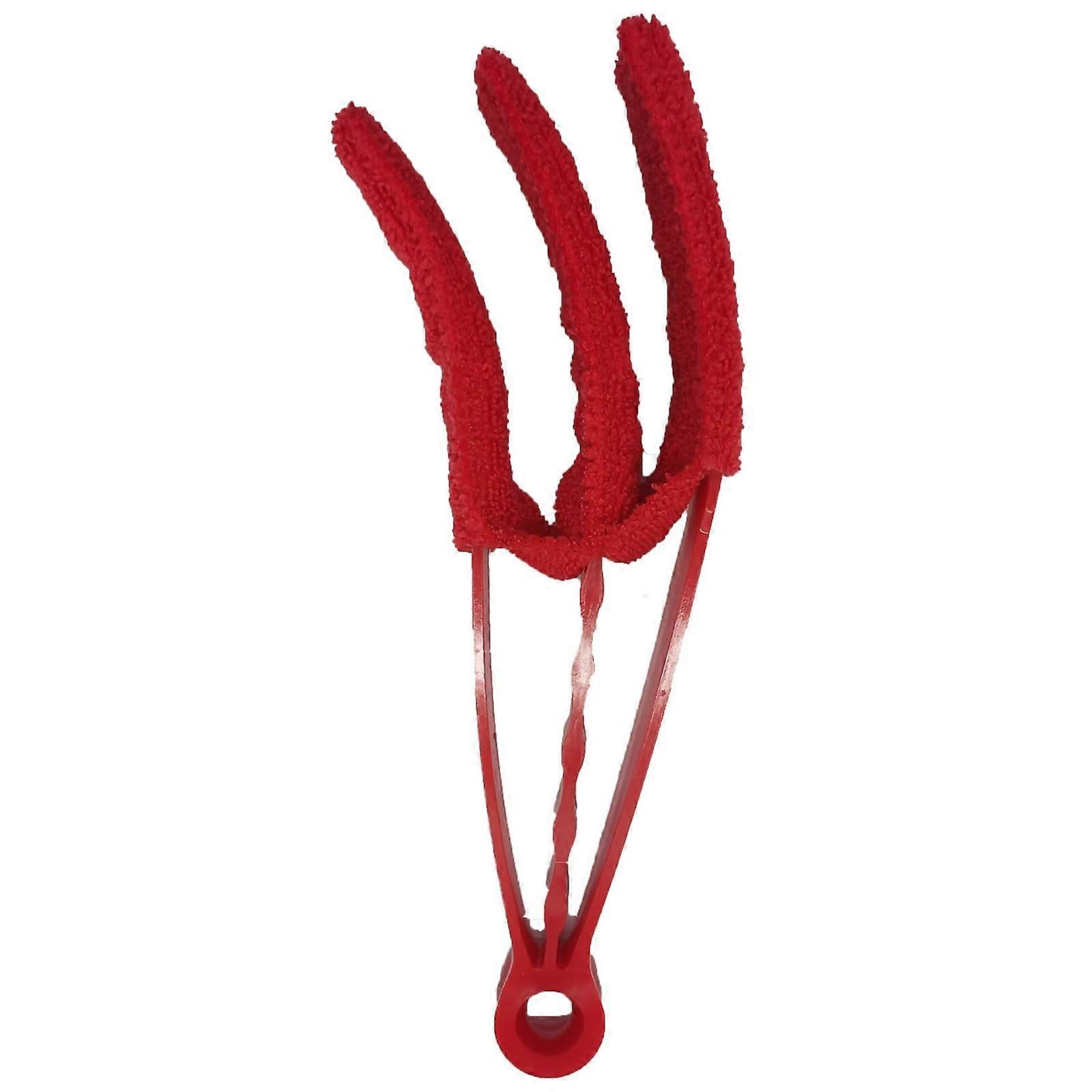 Cleaning Brush with Ergonomic Handle for Kitchen, Bathroom and Tile Scrubbing – Red