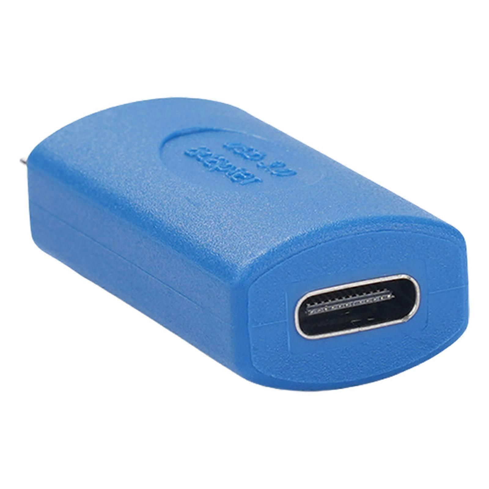 USB C Female to B Male Adapter for Hard Drive and Mobile Phones 5Gbps Data Rate External Hard Drive Adapter  Blue
