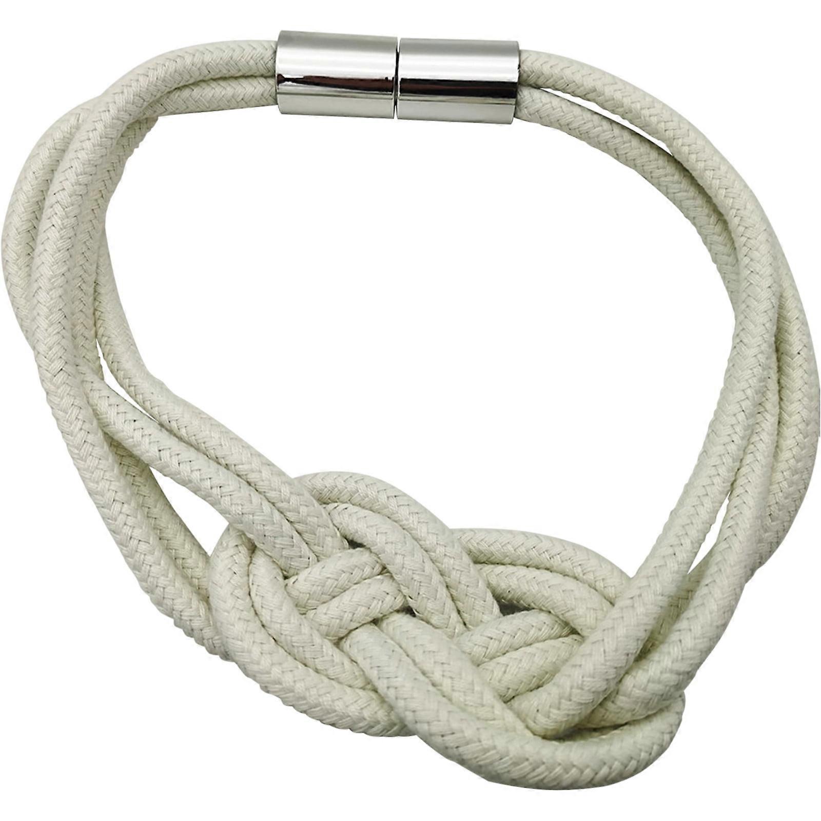 Magnetic Curtain Tiebacks, Strong Magnetic Buckles with Woven Rope for Modern Simple Style, Compatible with All Curtains