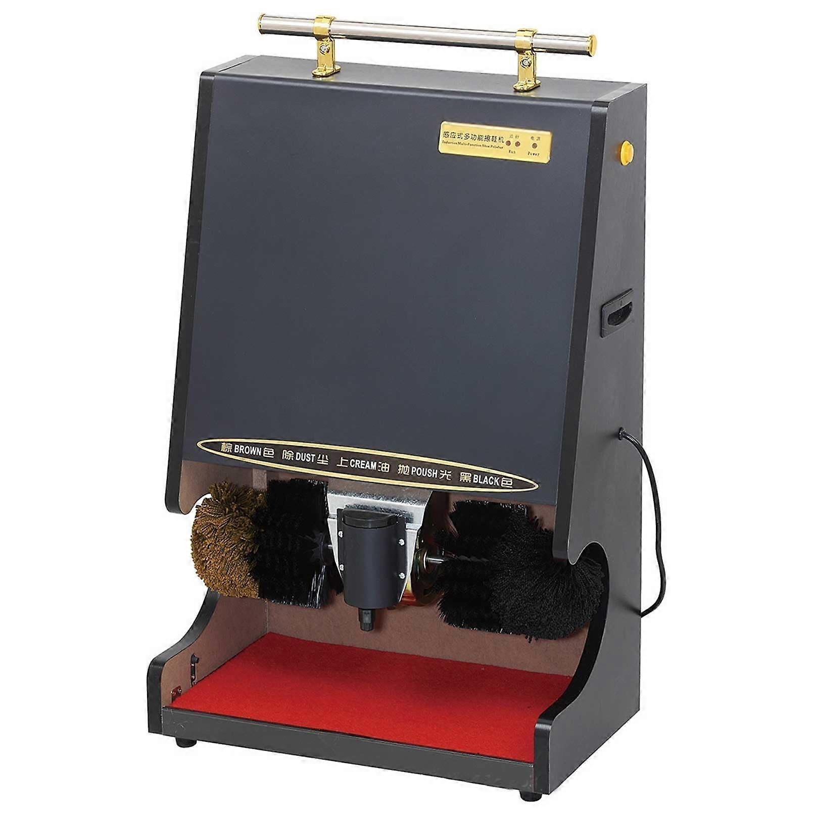 Electric Shoe Polishing Machine with Automatic Sensor for Home and Hotel Leather Shoe Care (B)