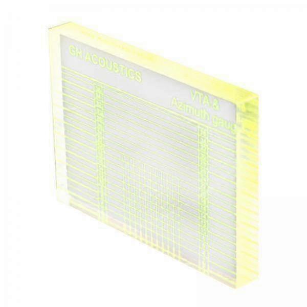 2X Turntable Tonearm Azimuth Ruler VTA Cartridge Gauge Aligning Tool Accessory