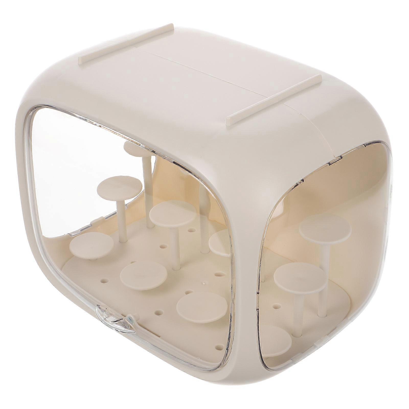 Plastic Action Figure Display Box for Storage 2Pcs Clear Doll Display Case