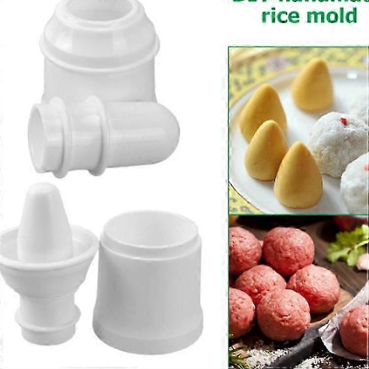 2pc Arancini Maker Mold for Rice Balls and Meatballs Kitchen Baking Tools