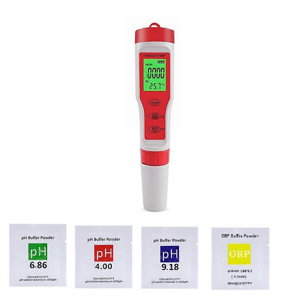 9908 Portable Water Quality Tester High Precision PH/EC Conductivity/TDS/Temperature 4 in 1 Water Quality Test Pen