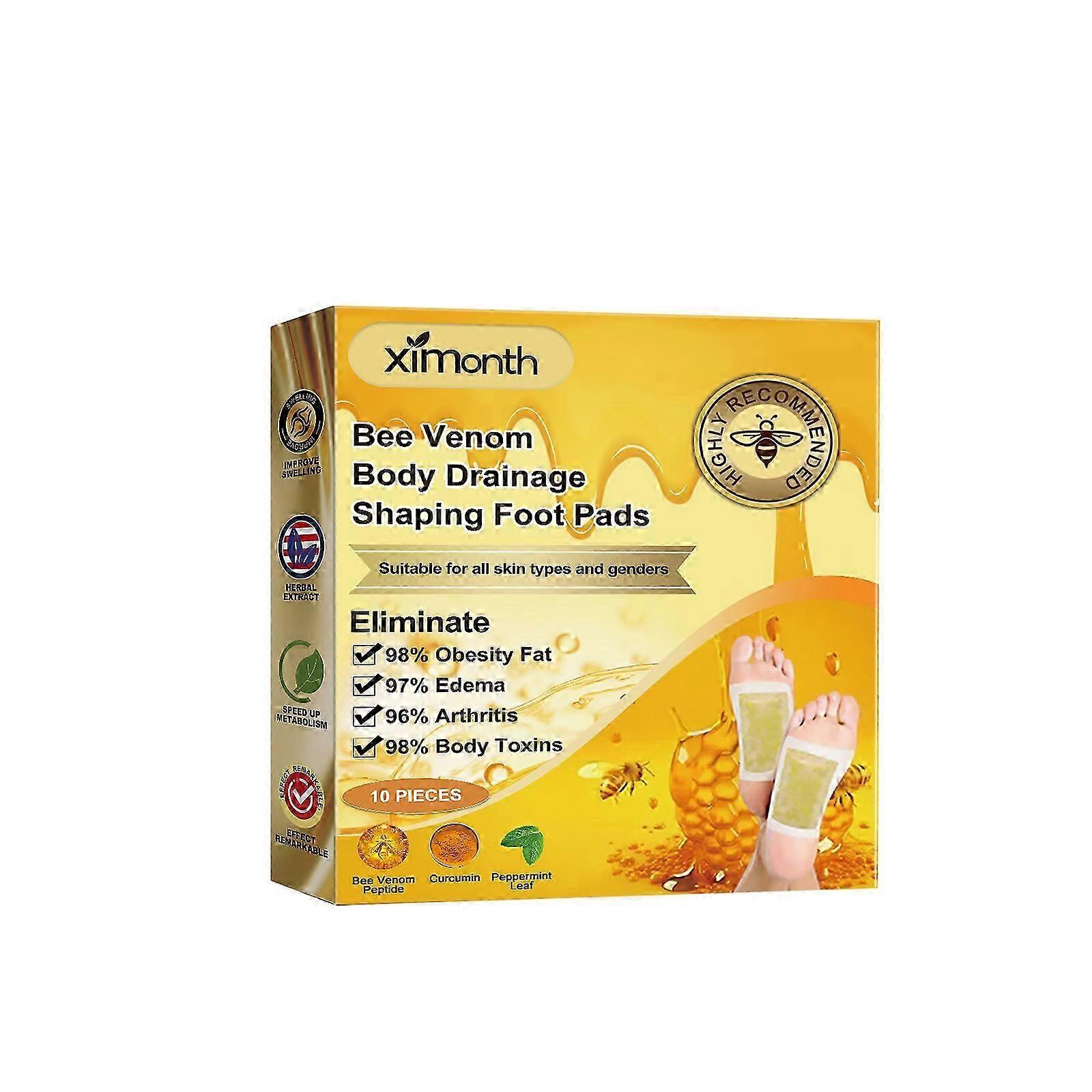 body care pads contain bee venom, turmeric root extract, mint leaf extract