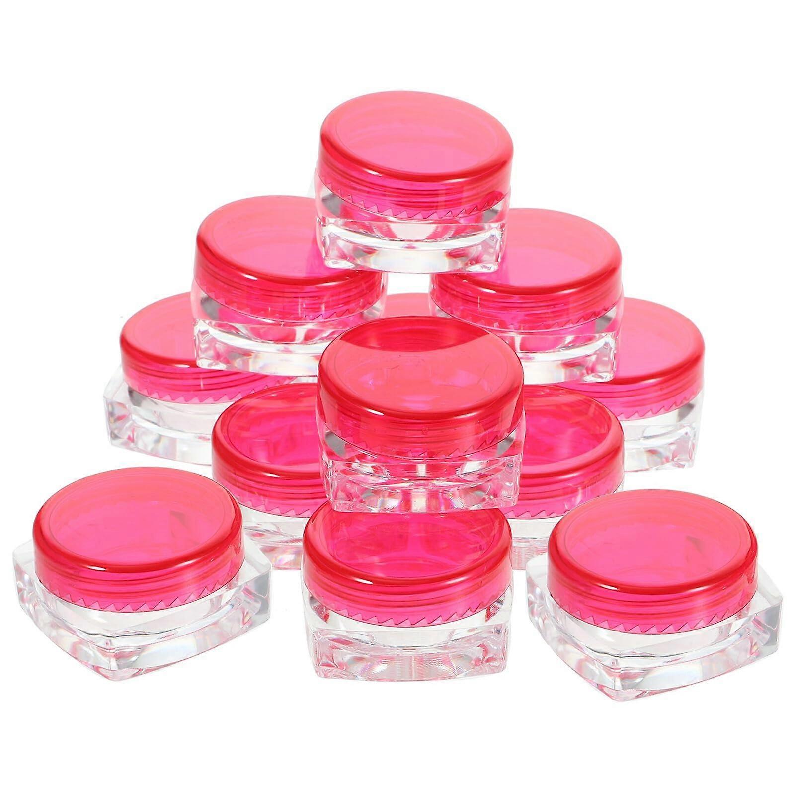 12pcs Small Cosmetic Jars with Lids Leakproof Spiral Seal Travel Containers for Cream and Lotion