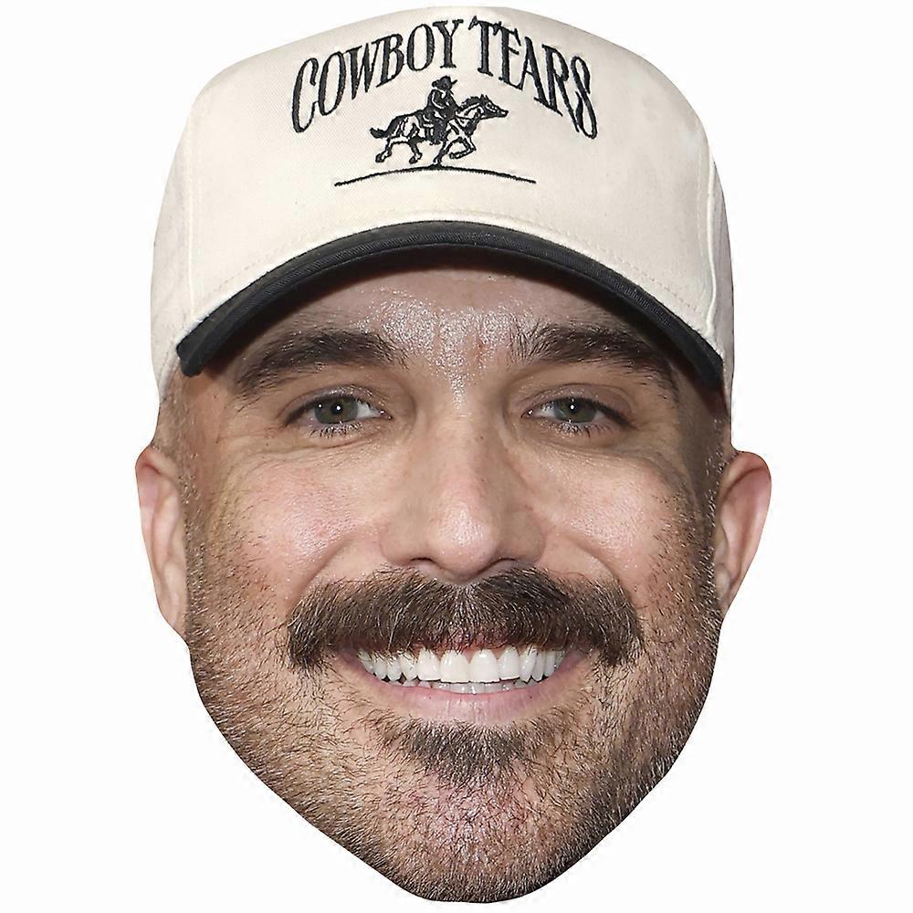 Tyler Weinrich (Hat) Big Head. Larger than life mask.