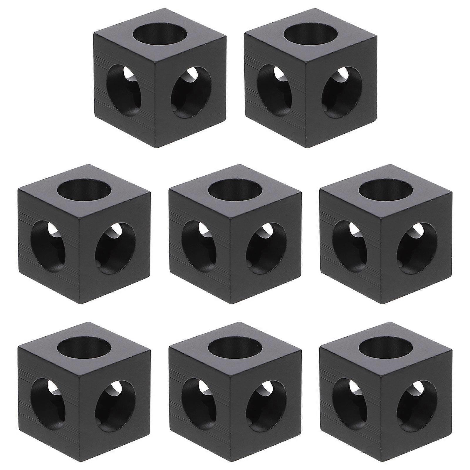 Extrusion Brackets Corner Brackets Cube for Fixing Use with 32Pcs