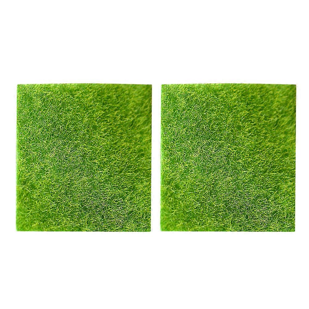 Simulation Turf Decoration Micro Landscape Lawn for Decor 6Pcs Moss DIY