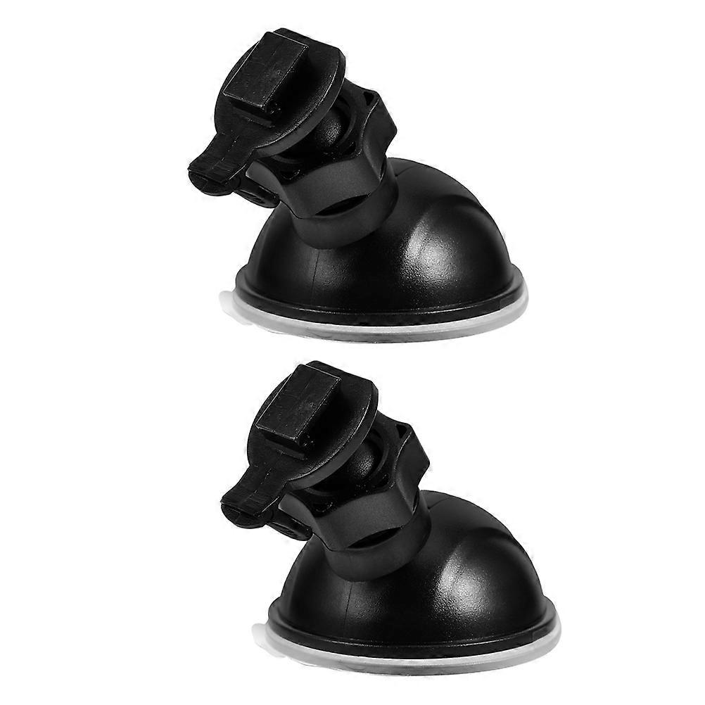 Black Dash Cam Mount 2Pcs with 360 Degree Rotation for Car Cameras