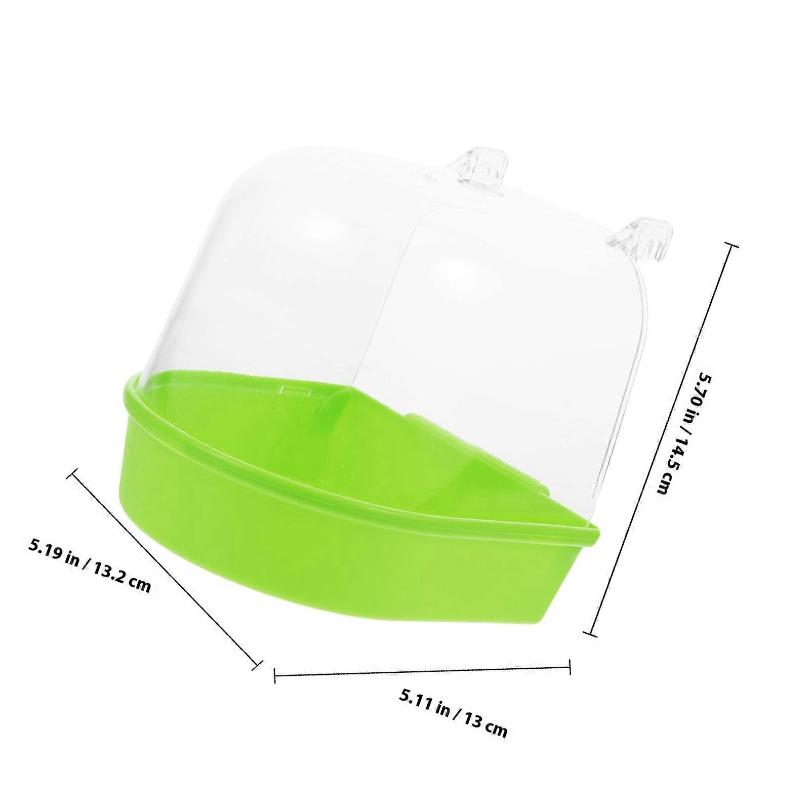 Parrot Bath Basin for Cage Accessories Indoor Bird Bath