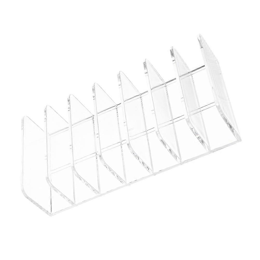 Acrylic Makeup Storage Rack for Storage Use Transparent Seven-Grid