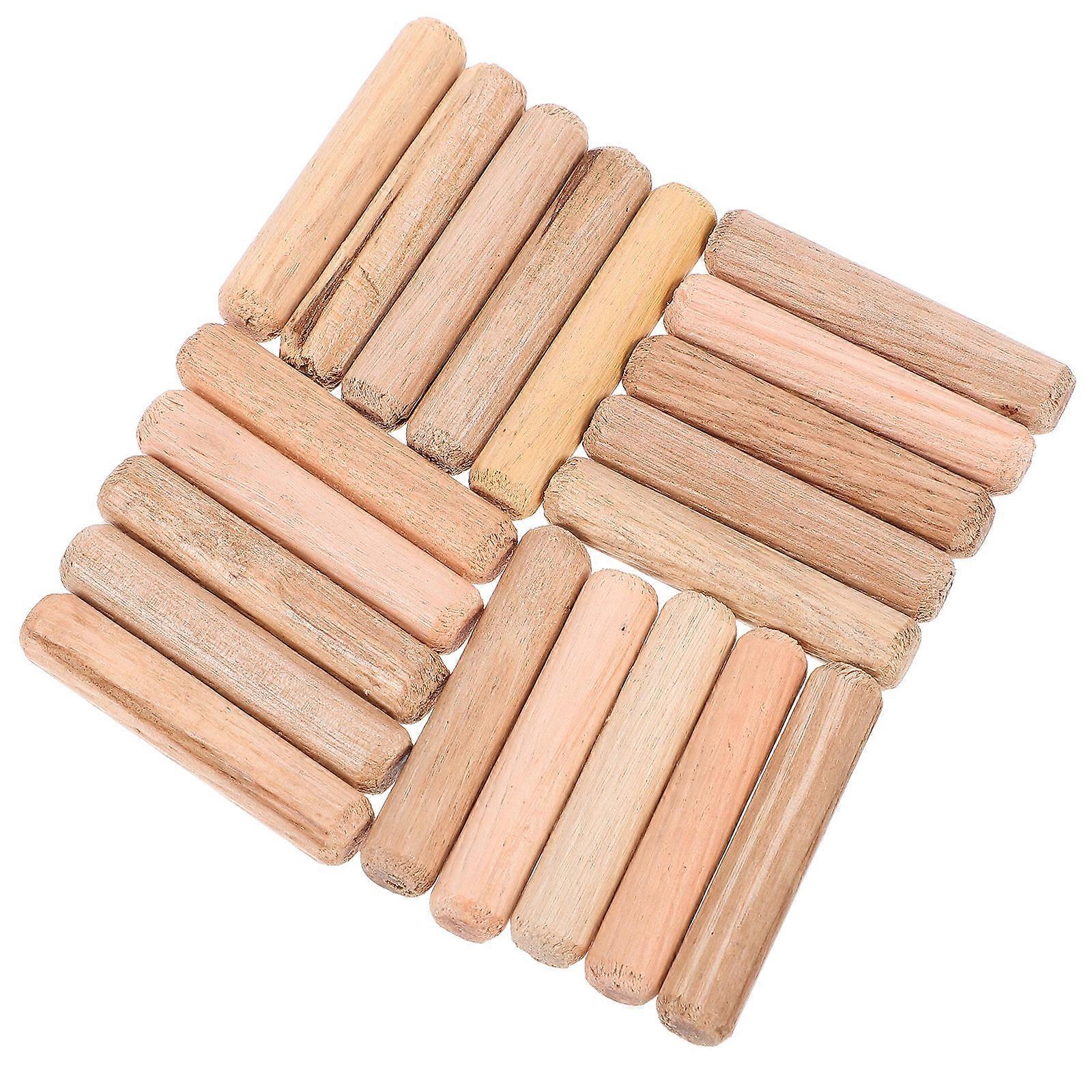 Wooden Dowels for Carpentry Use 200Pcs Wood Plugs Easy Insertion Pins