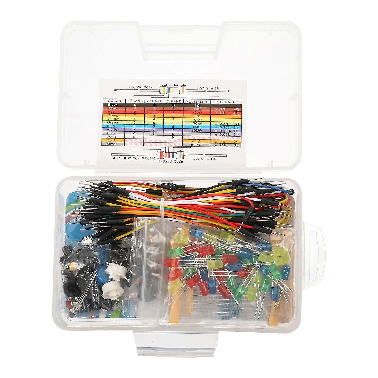 Capacitors Assortment Kit for Breadboard 1Set Electronic Components Starter