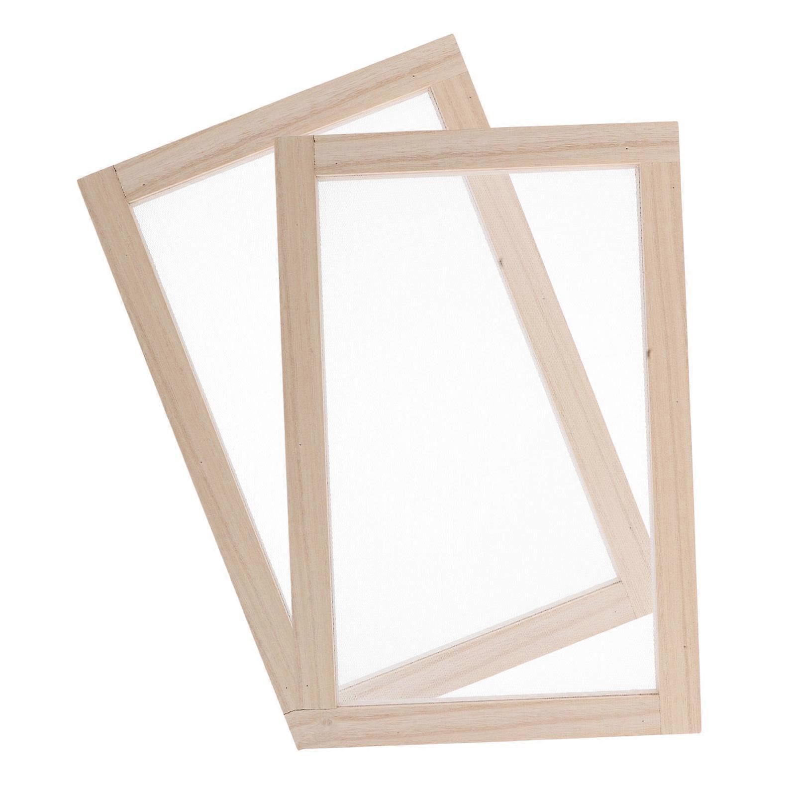 DIY Papermaking Wooden Frame for Paper Making Tool 8Pcs Multi-Use