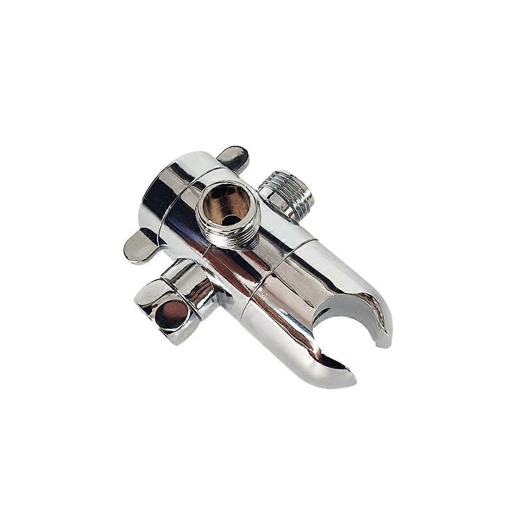 Shower Head Diverter Valve 3Way with Integrated Bracket, Universal 1/2' Connector, ABS RustResistant