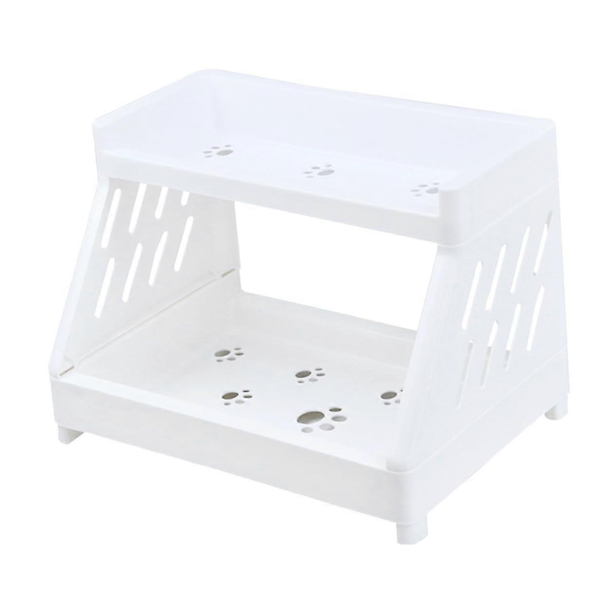 Cosmetics Organizer with MultiLayer Waterproof Design SpaceSaving Desktop Storage Rack