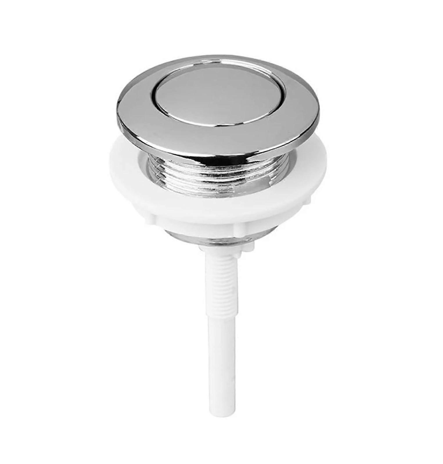 2 Pcs 10.5cm Universal Toilet Flush Button Single Flush Water Saving Cistern Replacement