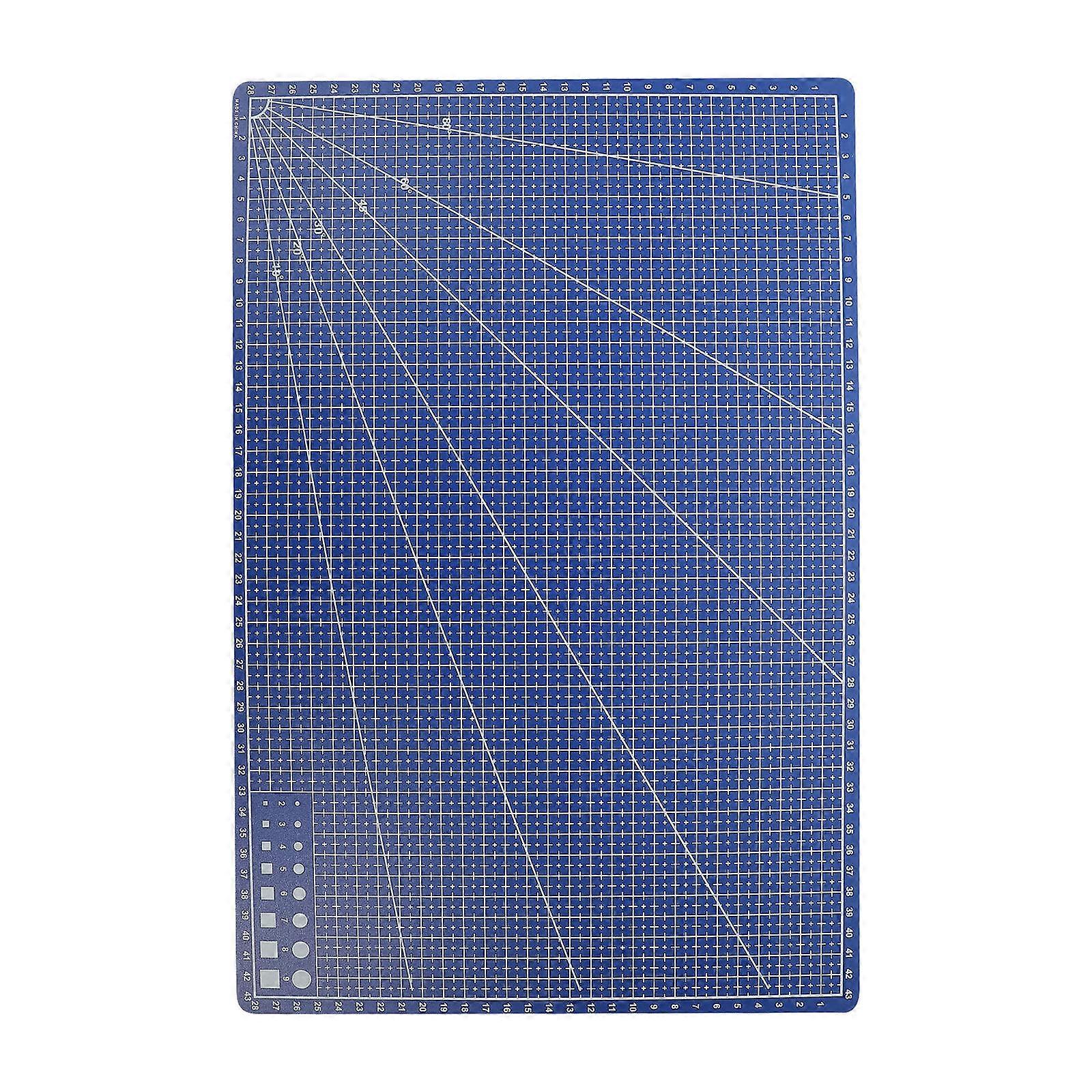Double-Sided Mat Professional Cutting Mat for DIY Use 2Pcs Blue