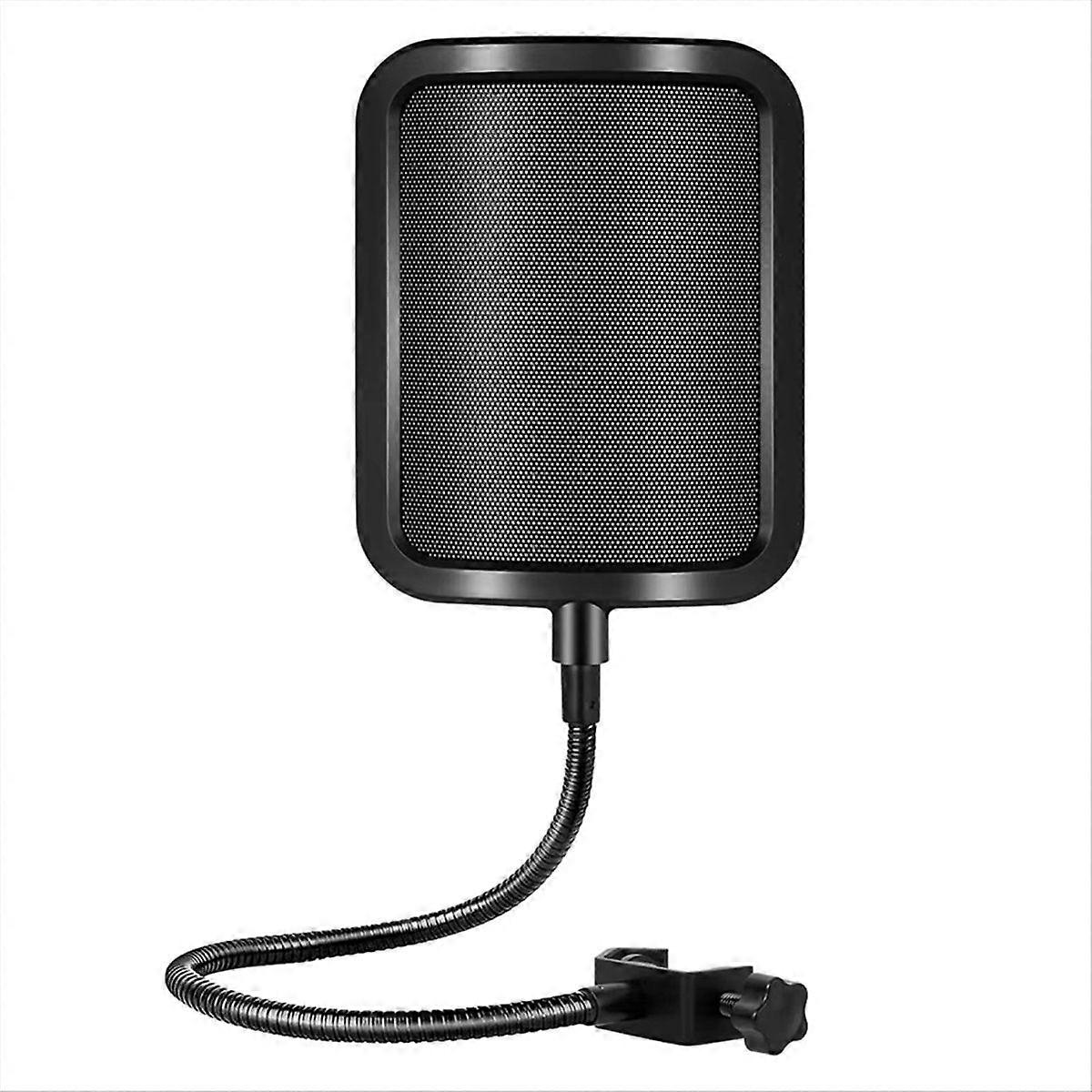 Filter with Mounting Metal Proof Microphone Mesh Grilles Professional Studio Direct Broadcast Mic Cover
