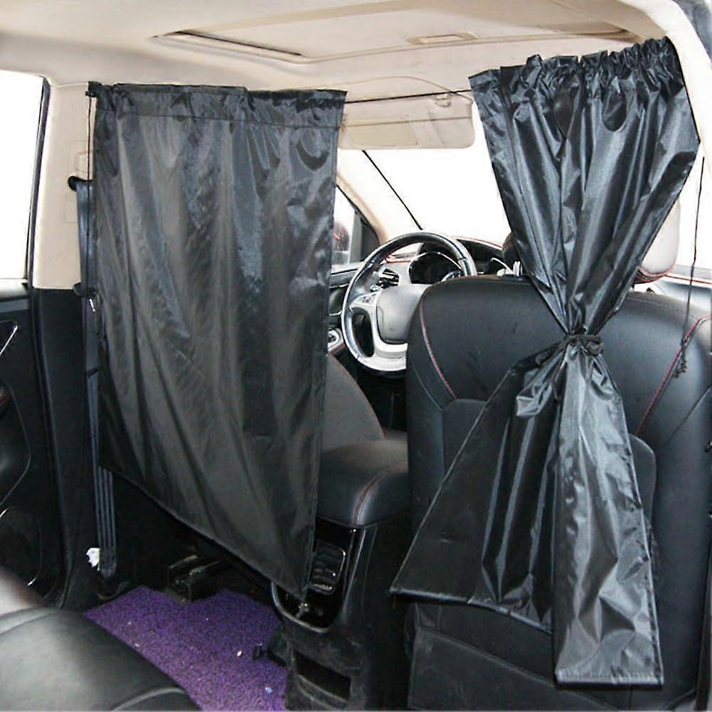 Car Privacy Curtain Rear Sunshade for SUV with Memory Fabric, Full Coverage 95% Light Blocking