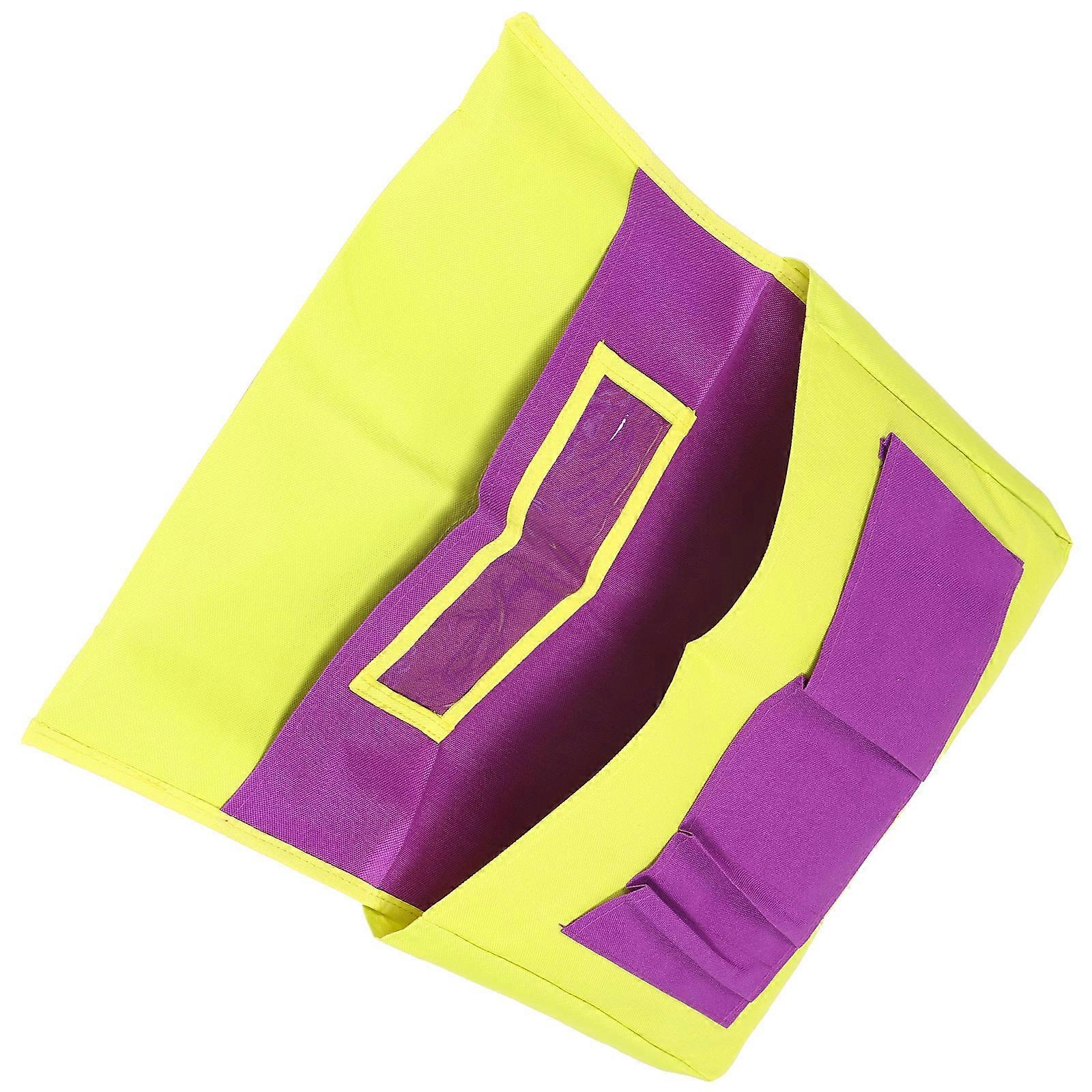 Chair Storage Pocket Multi Polyester for Storage Use 3Pcs School Chair Bag