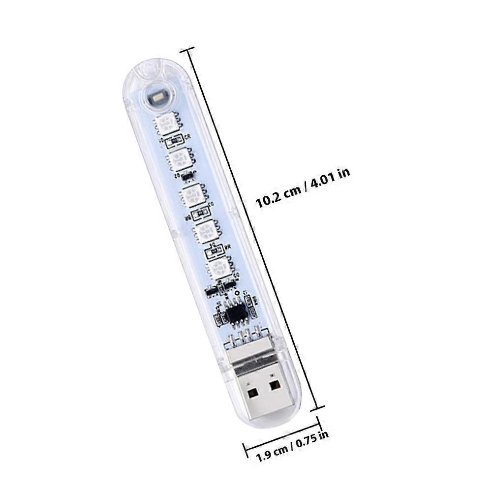 Interior Atmosphere Light for USB Plug in 2Pcs Pack