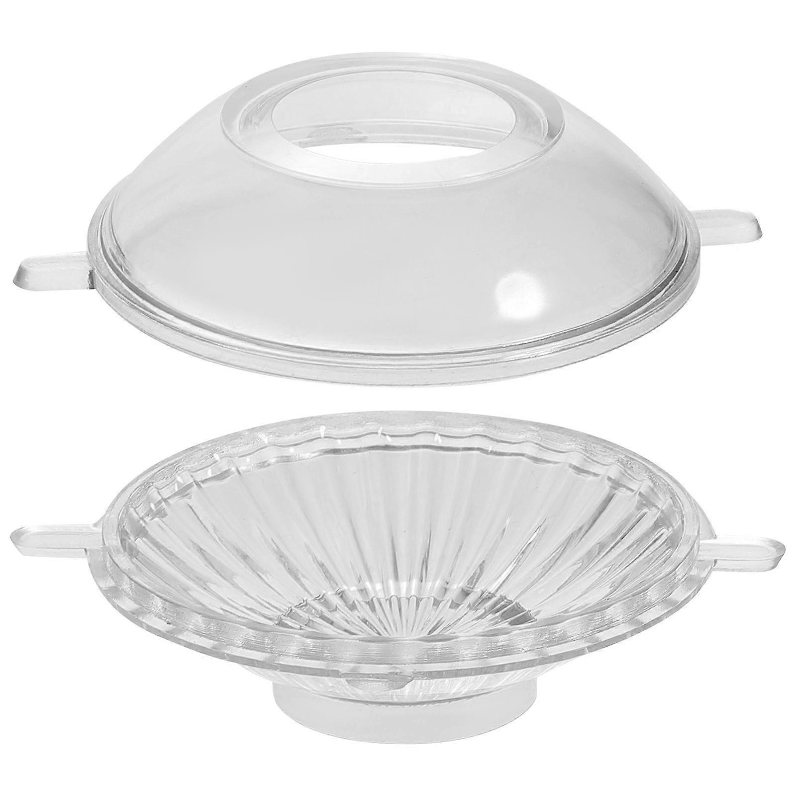 2Pcs Floating Candle Mould Plastic Candle Making Mold for DIY Use