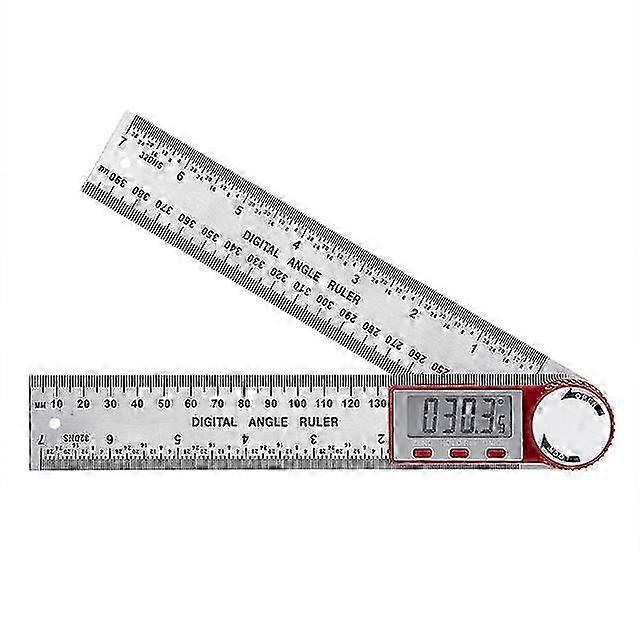 JWL-Multi-function Angle Inclinometer Ruler Stainless Steel Angle Gauge Digital Electron Goniometer Protractor for Woodwork