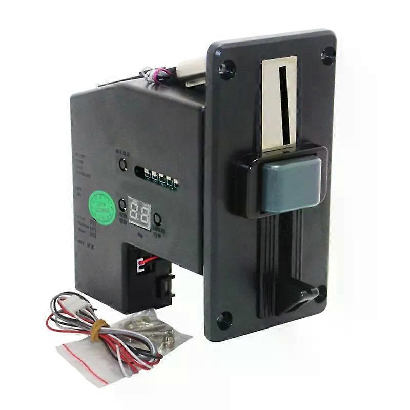 Multi Coin Acceptor Electronic Roll Down Coin Acceptor Selector Mechanism Vending Machine Arcade Game Ticket Redemption