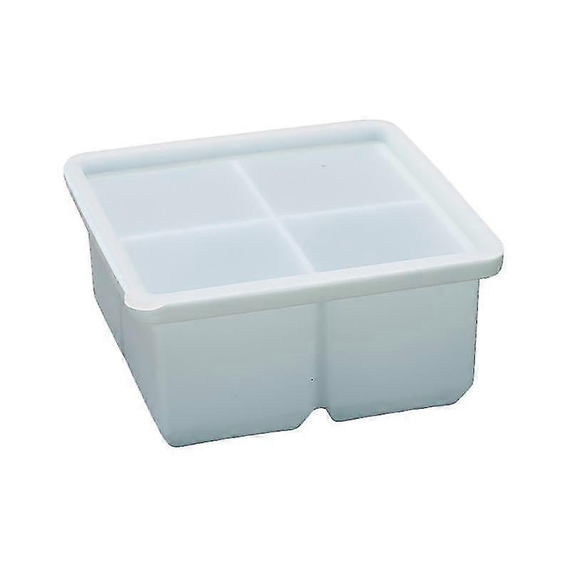 2026 Suitable Silicone Ice Cube Tray DIY Transparent Lid Thickened Interlayer 4/6/8 Grids Ice Cube Making Tool Kit