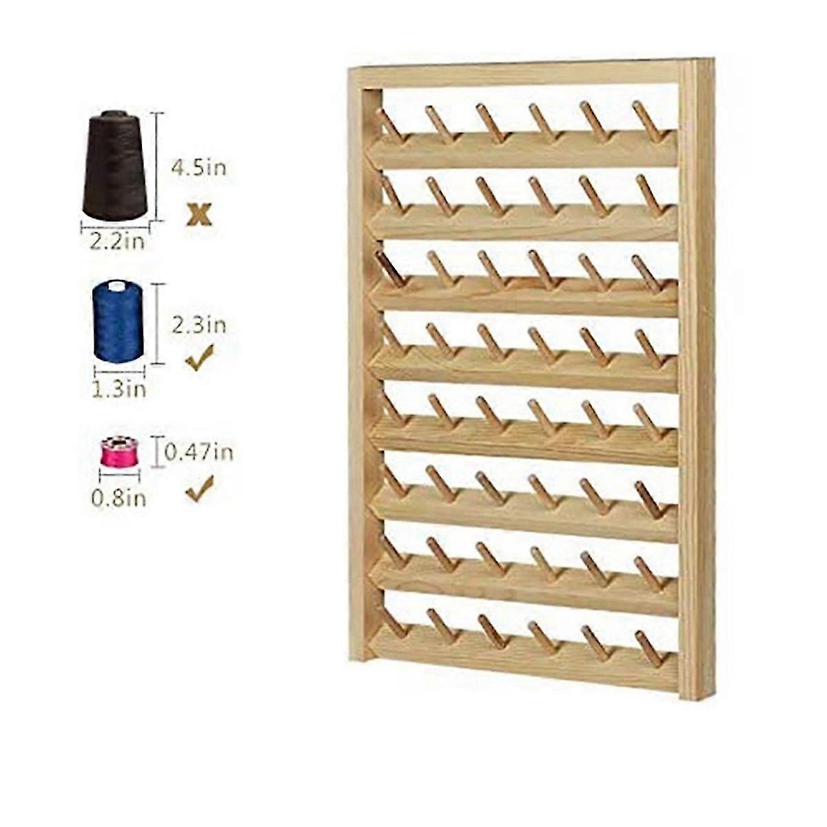 48 Spool Sewing Thread Stand,Wall Mount Sewing Thread Stand
