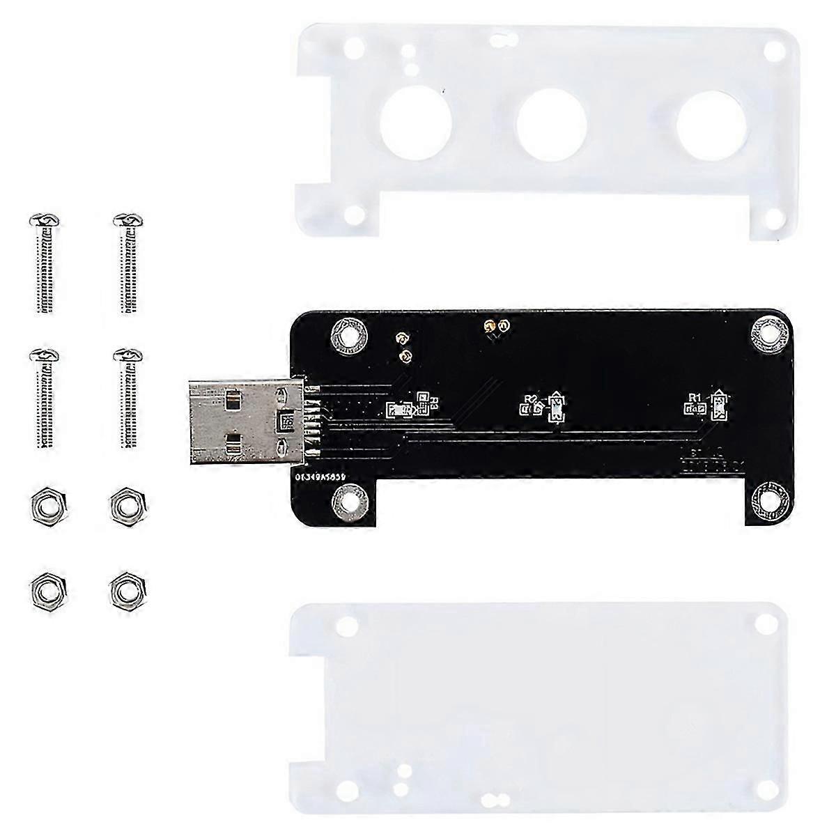USB Dongle Expansion Breakout Module Kit for Raspberry Pi Zero / Zero W, Both Front & Back Side Can