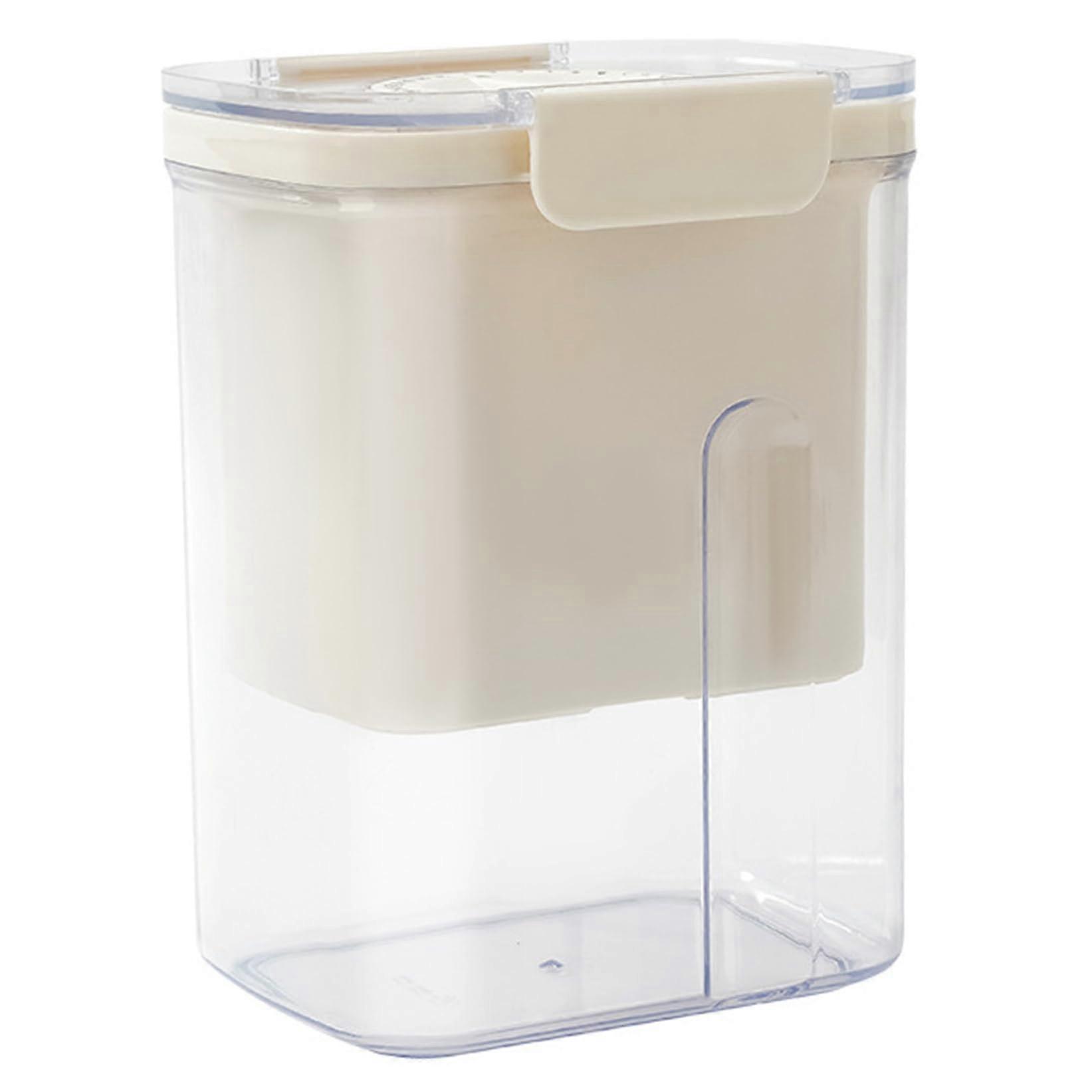 Greek Yogurt Strainer with Lid 34oz BPA  225 Mesh Filter Large Capacity with Countdown Timer