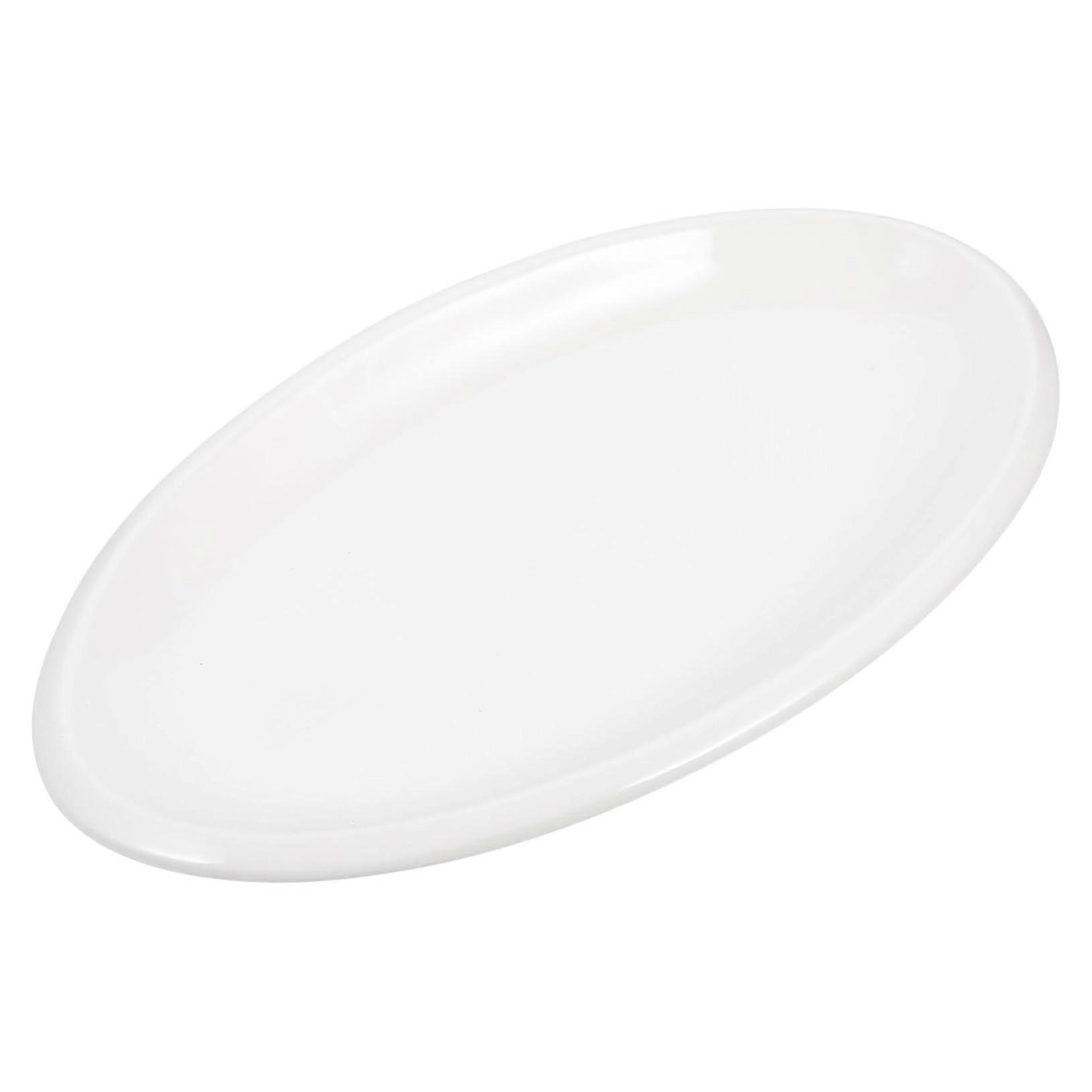 Ceramic Fish Serving Plate Large Stackable Dinnerware for Steamed Fish Steak Fruit and Cakes