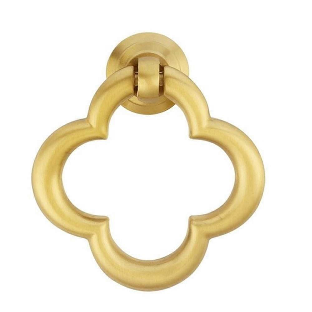 Copper Cabinet Handle Solid Brass Drawer Pull for Wardrobe Door with Timeless Copper Finish 6cm 5cm Ref:2136