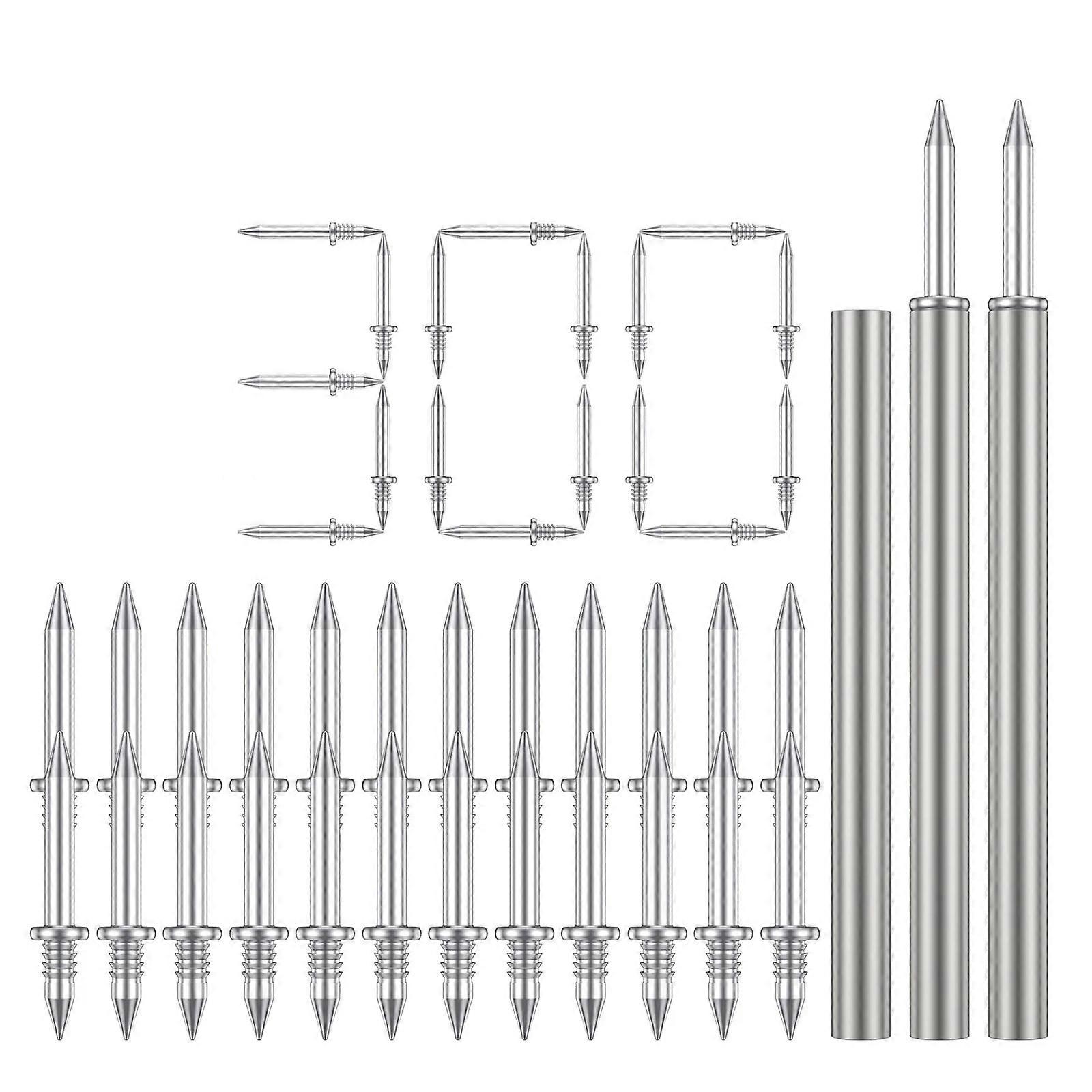 Double Ended Nails For Secure Skirting Board Installation Invisible And Durability Metal For Family Homes Multicolor