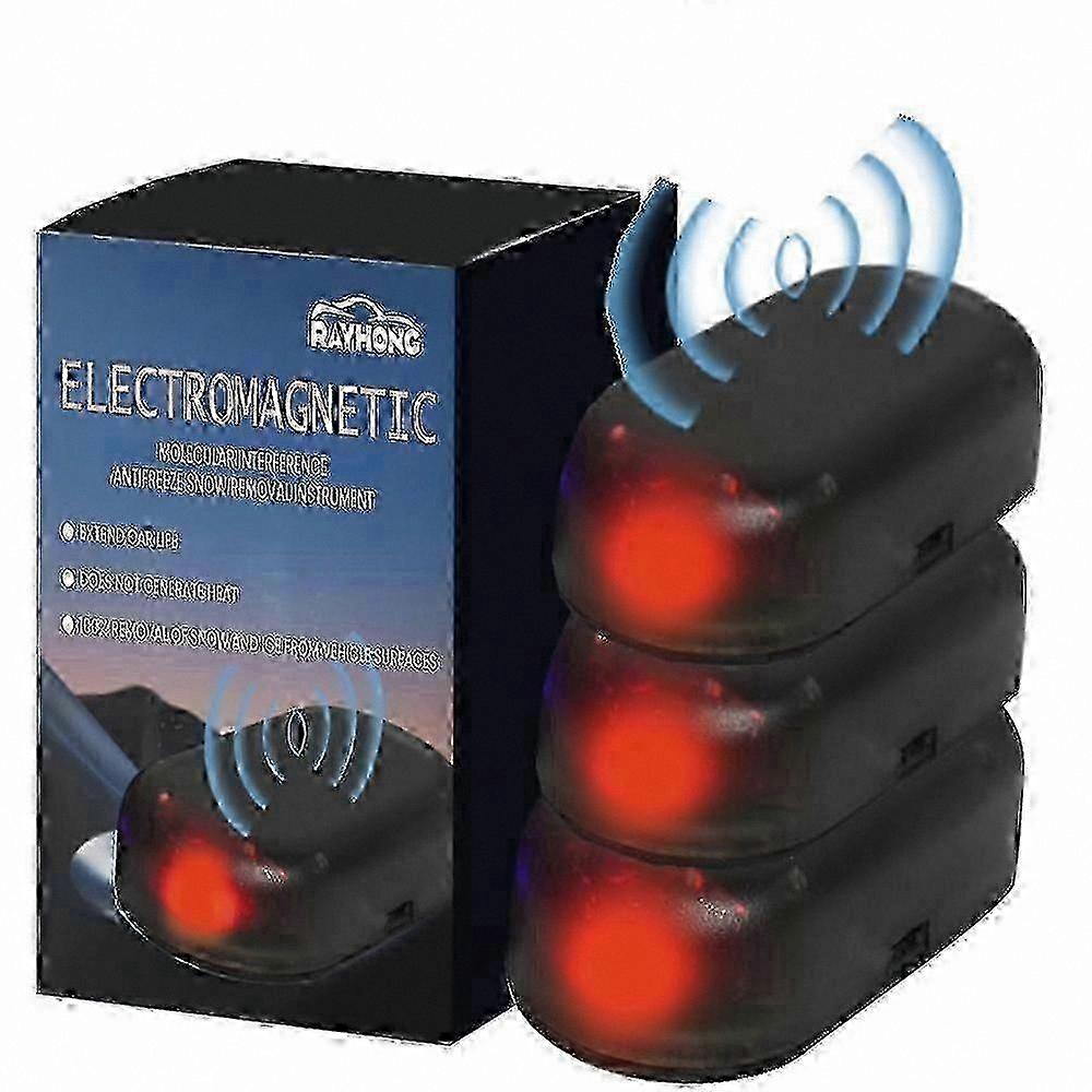 3X Upgraded Electromagnetic Deicer: Car Windshield Snow Remover & Ice Melter