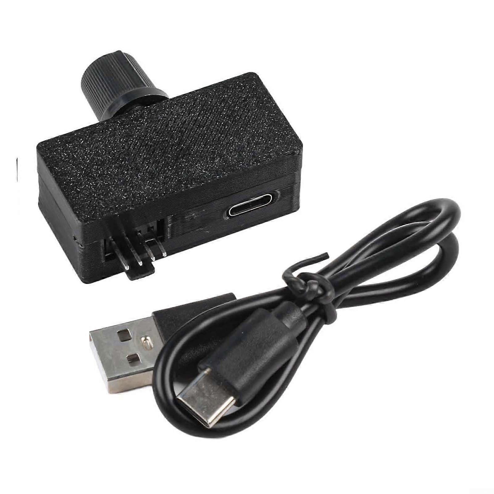 PWM Fan Speed Controller USB C Powered 4Pin Adjustable Regulator with 12V Boost Output