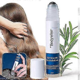 Be Bodywise Hair Growth Serum Roll On - Naturliga hårbottenbehandlingar för tillväxt av håravfall, bekväm rullballapplikator för alla hårtyper