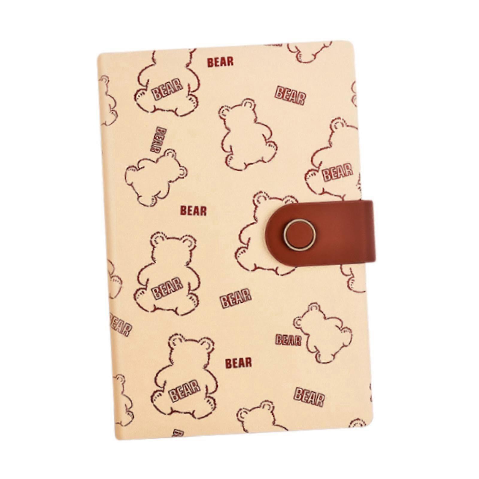 Cute Bear Notebook for Note Taking Compact Diary Journal for Children Kids
