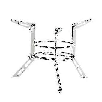 Hmwy-portable Stainless Steel Camping Stove Stand Outdoor Alcohol Stove Rack Legs Support Cooking Eq