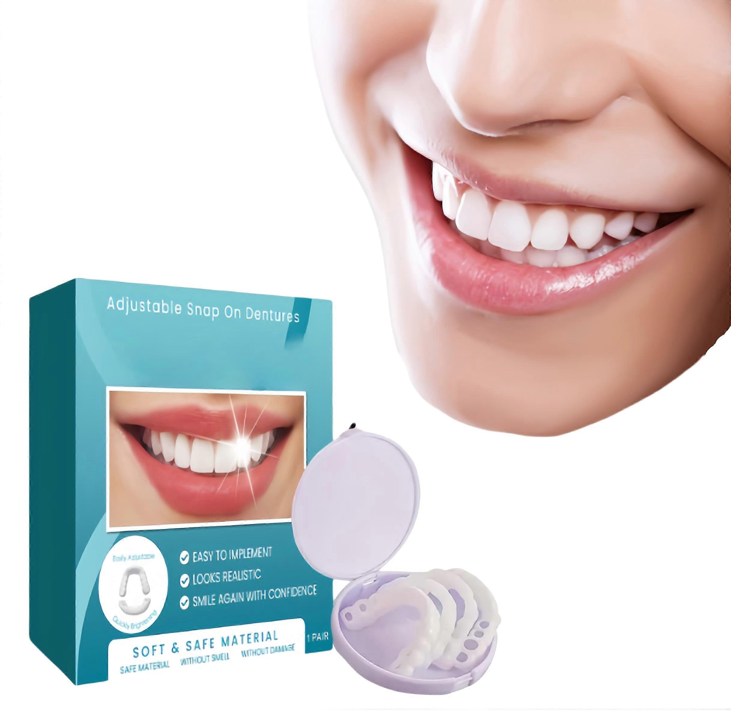Veneers Temporary Teeth Covers for Missing Teeth Gaps Stains Instant Smile Enhancement