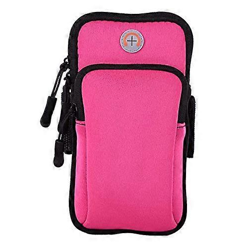 Running Armband for Samsung Galaxy A20e with Secure Storage Breathable Fabric Adjustable Strap Pink