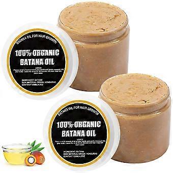 Organic Batana Oil for Hair Growth and Beard, Unrefined Pure Batana Butter 2PCS for Deep Hydration