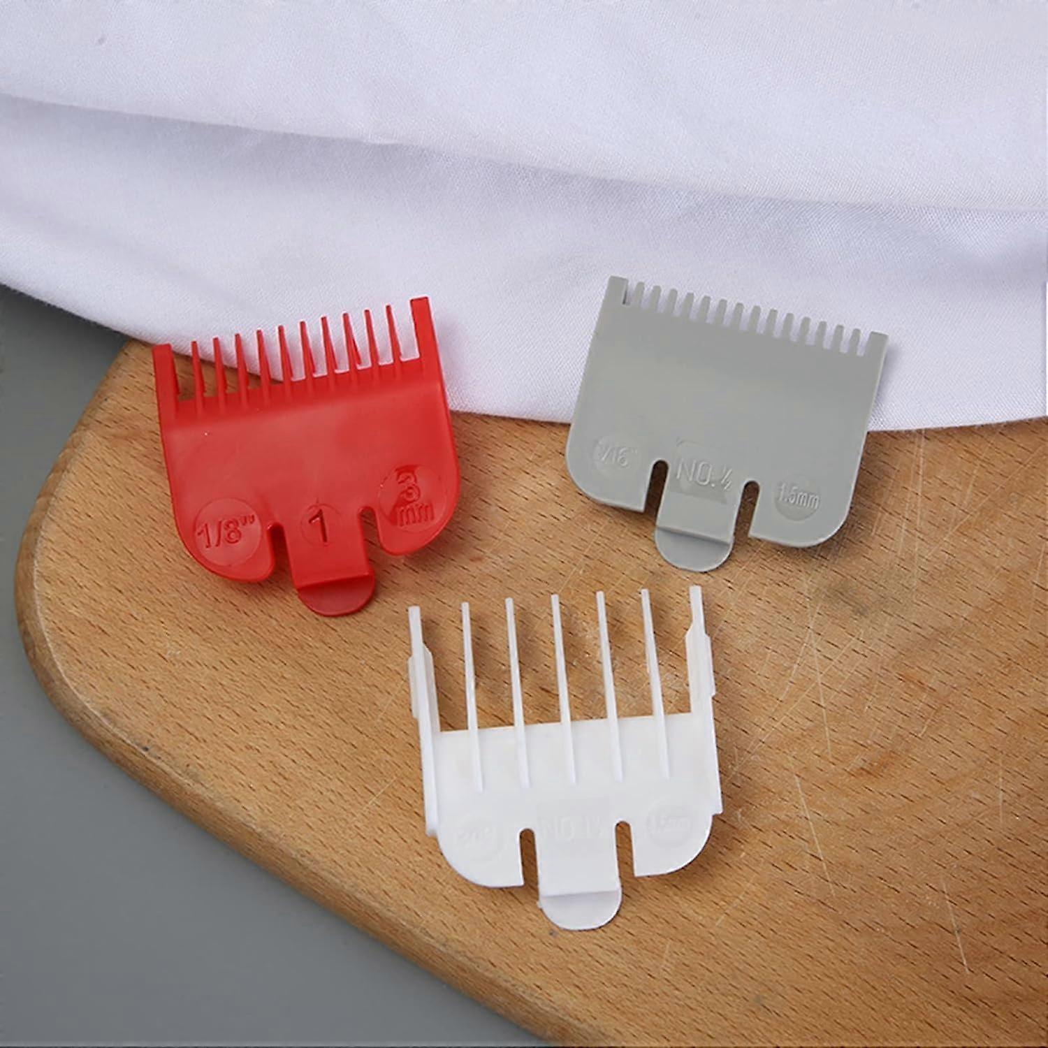 3PCS Universal Hair Clipper Guards Set, ColorCoded Replacement Clipper Guide Combs for Most Clippers