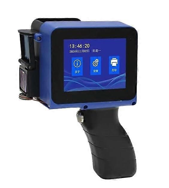 Portable Inkjet Printer, Mini Handheld Barcode and Date Coder 12.7mm, Green Ink, 28 Languages